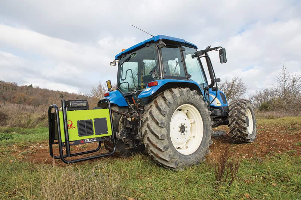 PTO Traktorgenerator i brug - TG 30-15_InUse - Pratec Group